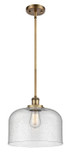 Pendants Glass Down by Innovations ( 405 | 916-1S-BB-G74-L-LED Ballston Urban ) 
