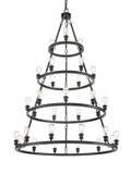 Large Chandeliers Ring/Halo by Innovations ( 405 | 820345-BK Ballston ) 