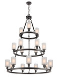 Large Chandeliers Glass Shade by Innovations ( 405 | 82034-BK-G801-LED Ballston ) 
