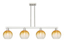 Linear/Island 4 Light + by Innovations ( 405 | 716-4I-SN-G483-8AM Arcadia ) 