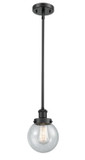 Mini Pendants Glass Down by Innovations ( 405 | 916-1S-BK-G204-6-LED Ballston Urban ) 