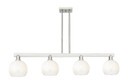 Linear/Island 4 Light + by Innovations ( 405 | 716-4I-SN-G483-8OP Arcadia ) 