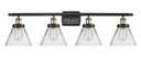 Bathroom Fixtures Four Lights by Innovations ( 405 | 916-4W-BAB-G42-LED Ballston Urban ) 