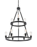 Large Chandeliers Candle by Innovations ( 405 | 8203-BK-LED Ballston ) 