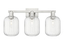 Bathroom Fixtures Three Lights by Innovations ( 405 | 716-3W-SN-G460-7CL Arcadia ) 
