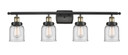 Bathroom Fixtures Four Lights by Innovations ( 405 | 916-4W-BAB-G52-LED Ballston Urban ) 