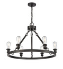Mid. Chandeliers Candle by Innovations ( 405 | 830-BK-LED Ballston ) 