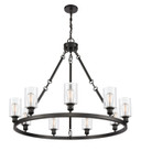 Large Chandeliers Glass Shade by Innovations ( 405 | 840-BK-G802-LED Ballston ) 