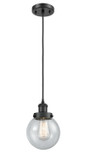 Mini Pendants Cable by Innovations ( 405 | 916-1P-BK-G204-6-LED Ballston Urban ) 