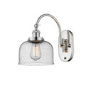 Sconces Single Glass by Innovations ( 405 | 918-1W-PN-G74 Franklin Restoration ) 