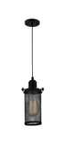 Mini Pendants Metal Shade by Innovations ( 405 | 900-1P-BK-CE219-BK Austere ) 