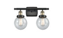 Bathroom Fixtures Two Lights by Innovations ( 405 | 916-2W-BAB-G204-6-LED Ballston Urban ) 