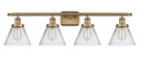 Bathroom Fixtures Four Lights by Innovations ( 405 | 916-4W-BB-G42-LED Ballston Urban ) 