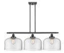 Linear/Island 3 Light Bar by Innovations ( 405 | 916-3I-BK-G72-L Ballston Urban ) 