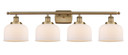 Bathroom Fixtures Four Lights by Innovations ( 405 | 916-4W-BB-G71-LED Ballston Urban ) 