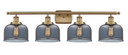 Bathroom Fixtures Four Lights by Innovations ( 405 | 916-4W-BB-G73 Ballston Urban ) 