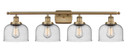 Bathroom Fixtures Four Lights by Innovations ( 405 | 916-4W-BB-G74 Ballston Urban ) 