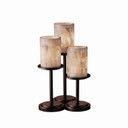 Lamps Table by Justice Designs ( 102 | ALR-8797-10-DBRZ-LED3-2100 Alabaster Rocks ) 