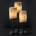Lamps Table by Justice Designs ( 102 | ALR-8797-10-MBLK Alabaster Rocks ) 