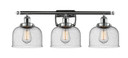 Bathroom Fixtures Three Lights by Innovations ( 405 | 916-3W-PC-G74-LED Ballston Urban ) 