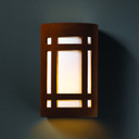 Sconces Directional/Cylinder by Justice Designs ( 102 | CER-5495-RRST Ambiance ) 