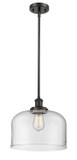 Pendants Glass Down by Innovations ( 405 | 916-1S-OB-G72-L-LED Ballston Urban ) 