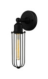 Sconces Metal by Innovations ( 405 | 900-1W-BK-CE225-BK Austere ) 