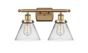 Bathroom Fixtures Two Lights by Innovations ( 405 | 916-2W-BB-G42-LED Ballston Urban ) 