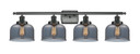 Bathroom Fixtures Four Lights by Innovations ( 405 | 916-4W-BK-G73 Ballston Urban ) 