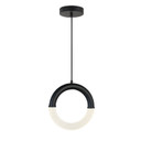 Mini Pendants Cable by Justice Designs ( 102 | ACR-4203-FRST-MBLK Acryluxe ) 
