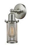 Sconces Directional/Cylinder by Innovations ( 405 | 900-1W-SN-CE219-SN Austere ) 