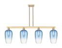 Linear/Island 4 Light + by Innovations ( 405 | 716-4I-CB-G484-7SB Arcadia ) 
