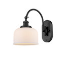 Sconces Single Glass by Innovations ( 405 | 918-1W-BK-G71-LED Franklin Restoration ) 
