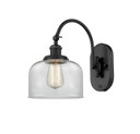 Sconces Single Glass by Innovations ( 405 | 918-1W-BK-G72 Franklin Restoration ) 