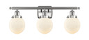 Bathroom Fixtures Three Lights by Innovations ( 405 | 916-3W-SN-G201-6-LED Ballston Urban ) 