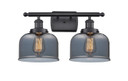 Bathroom Fixtures Two Lights by Innovations ( 405 | 916-2W-BK-G73-LED Ballston Urban ) 
