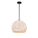 Pendants Sphere by Justice Designs ( 102 | ALR-6537-MBLK Alabaster Rocks! ) 