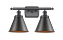 Bathroom Fixtures Two Lights by Innovations ( 405 | 916-2W-OB-M13-LED Ballston Urban ) 
