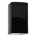 Exterior Wall Mt./Flush by Justice Designs ( 102 | CER-0955W-BLK-LED1-1000 Ambiance ) 