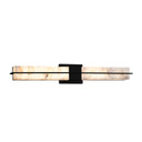 Bathroom Fixtures Cylindrical / Linear by Justice Designs ( 102 | ALR-9055-MBLK Alabaster Rocks ) 
