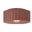 Flush Mounts Directional by Justice Designs ( 102 | CER-6187-CLAY Radiance ) 