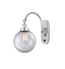 Sconces Single Glass by Innovations ( 405 | 918-1W-PC-G202-8-LED Franklin Restoration ) 