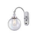 Sconces Single Glass by Innovations ( 405 | 918-1W-PC-G204-8 Franklin Restoration ) 