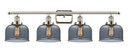 Bathroom Fixtures Four Lights by Innovations ( 405 | 916-4W-PN-G73-LED Ballston Urban ) 