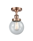 Semi-Flush Mts. Glass Down by Innovations ( 405 | 916-1C-AC-G204-6-LED Ballston Urban ) 