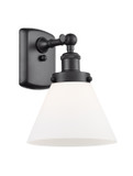Sconces Single Glass by Innovations ( 405 | 916-1W-BK-G41 Ballston Urban ) 