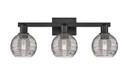 Bathroom Fixtures Three Lights by Innovations ( 405 | 716-3W-BK-G1213-6SM Arcadia ) 