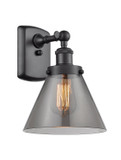 Sconces Single Glass by Innovations ( 405 | 916-1W-BK-G43 Ballston Urban ) 