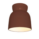 Flush Mounts Cage Style by Justice Designs ( 102 | CER-6190-CLAY Radiance Collection ) 