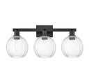 Bathroom Fixtures Three Lights by Innovations ( 405 | 716-3W-BK-G458-7CL Arcadia ) 